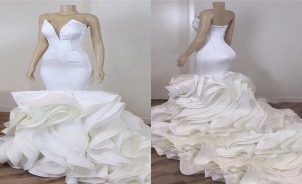 luxury mermaid wedding dresses backless sweetheart long train bridal wedding gowns with cascading ruffles organza skirt8971131, White
luxury mermaid wedding dresses backless sweetheart long train bridal wedding gowns with cascading ruffles organza skirt8971131, White