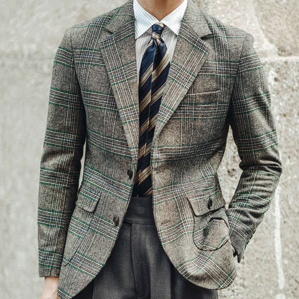 men's suits blazers americana hombre wool blend suit mens business versatile luxury casual chaqueta hombre formal coat fashion tweed bl, White;black
men's suits blazers americana hombre wool blend suit mens business versatile luxury casual chaqueta hombre formal coat fashion tweed bl, White;black