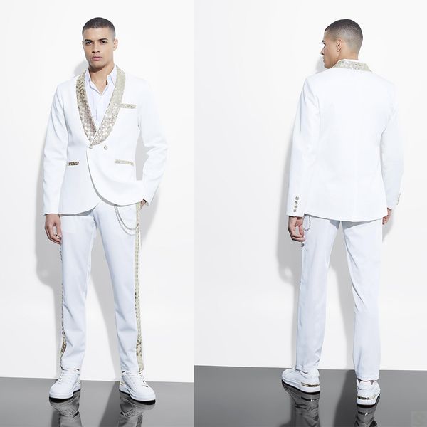 fashion celebrity man tuxedo 2023 slim fit men suits latest coat pant design groom wedding party blazer sets red carpet male suit, Black;gray
fashion celebrity man tuxedo 2023 slim fit men suits latest coat pant design groom wedding party blazer sets red carpet male suit, Black;gray