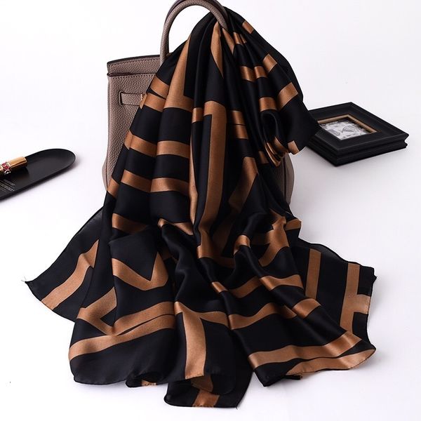 scarves luxury brand 18090cm classic summer women silk scarves female shawl foulard coverups lady wrap bandanna muffler beach 230328, Blue;gray
scarves luxury brand 18090cm classic summer women silk scarves female shawl foulard coverups lady wrap bandanna muffler beach 230328, Blue;gray