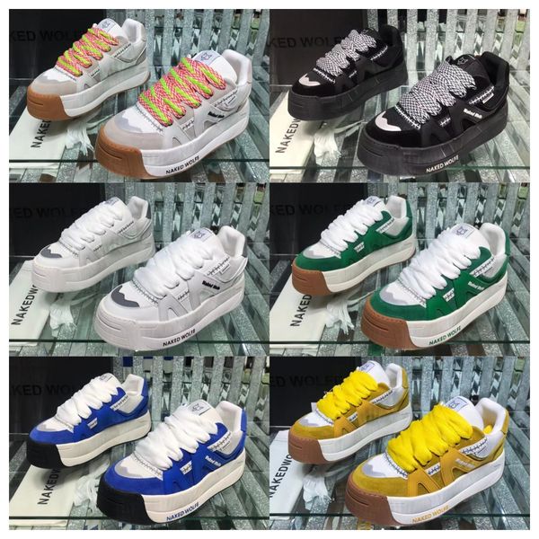 designer shoes naked wolfe sneakers men casual shoes slider snatch kosa sliders sinner hyde heidy trainers luxury platform sneaker with box, Black
designer shoes naked wolfe sneakers men casual shoes slider snatch kosa sliders sinner hyde heidy trainers luxury platform sneaker with box, Black