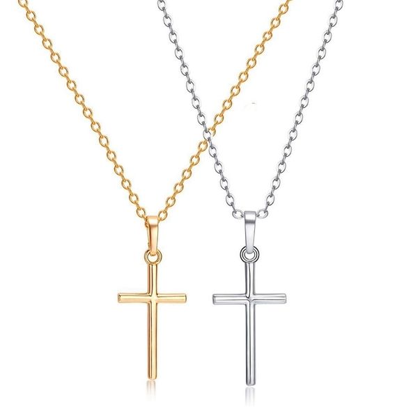 charms fashion trendy clavicle chain cross pendant men and women hip hop stainless steel golden silver color sweater charm necklace, Bronze;silver
charms fashion trendy clavicle chain cross pendant men and women hip hop stainless steel golden silver color sweater charm necklace, Bronze;silver