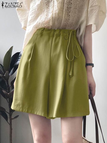 women's shorts zanzea fashion summer shorts women casual elastic waist solid loose beach shorts female holiday trousers stylish pantalo, White;black
women's shorts zanzea fashion summer shorts women casual elastic waist solid loose beach shorts female holiday trousers stylish pantalo, White;black