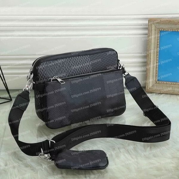 designer bags 3pcs set men shoulder bag classic luxury black plaid handbag crossbody bag leather handbags clutch tote messenger shopping wal
designer bags 3pcs set men shoulder bag classic luxury black plaid handbag crossbody bag leather handbags clutch tote messenger shopping wal