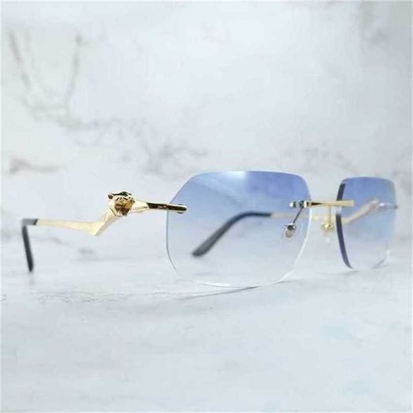 luxury designer sunglasses 20% off mens panther rimless trending retro classic shades eyewear for women lentes sol, White;black
luxury designer sunglasses 20% off mens panther rimless trending retro classic shades eyewear for women lentes sol, White;black