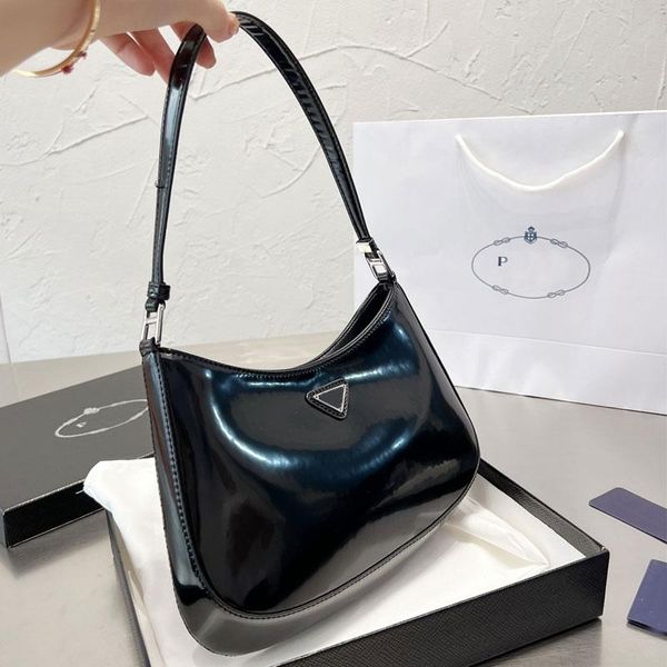 Hobo Cleo Shoulder Bag Women Classic Crossbody Bags Patent Leather Underarm Wallets Multiple Colors P Letter Cowhide Handbag Purse Small Tote Lady Wallet
Hobo Cleo Shoulder Bag Women Classic Crossbody Bags Patent Leather Underarm Wallets Multiple Colors P Letter Cowhide Handbag Purse Small Tote Lady Wallet