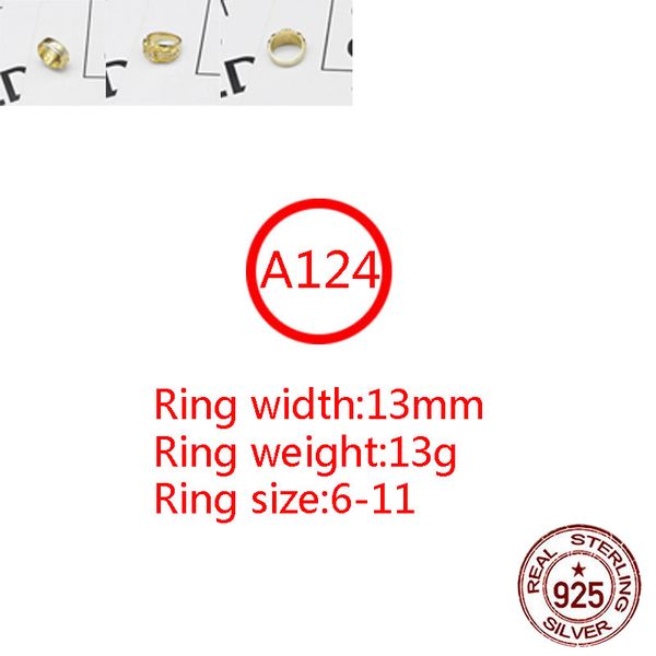 a124 s925 sterling silver ring personalized fashion punk hip hop style gold plated cross flower couple letter shaped jewelry lover gift
a124 s925 sterling silver ring personalized fashion punk hip hop style gold plated cross flower couple letter shaped jewelry lover gift