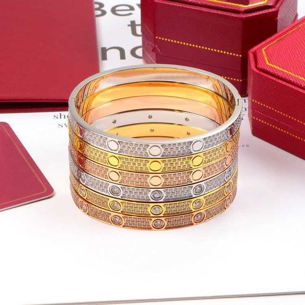 designer bracelet love bangle luxurious full diamond star buckle bracelet titanium steel eternal couple handicraft women's colorless qu, Black
designer bracelet love bangle luxurious full diamond star buckle bracelet titanium steel eternal couple handicraft women's colorless qu, Black
