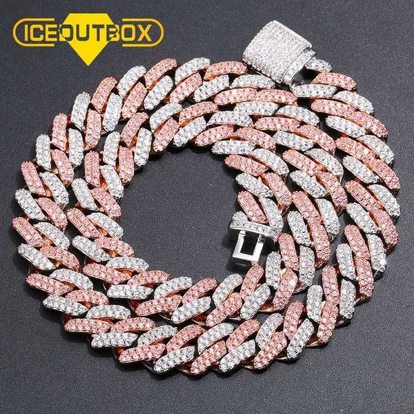 pink color luxury gold plated cuban link iced out diamond chain for women, Silver
pink color luxury gold plated cuban link iced out diamond chain for women, Silver