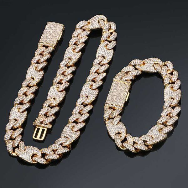 iced out cuban full of crystal necklace bracelet set rock style luxury men hip hop jewelry with gift box dropshiping, Silver
iced out cuban full of crystal necklace bracelet set rock style luxury men hip hop jewelry with gift box dropshiping, Silver