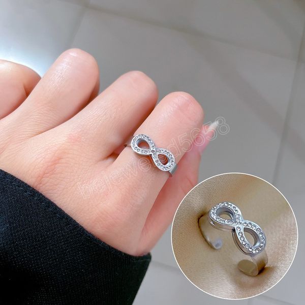 trendy infinity rings for women fashion stainless steel jewelry accessories lucky letter 8 shaped finger rings, Silver
trendy infinity rings for women fashion stainless steel jewelry accessories lucky letter 8 shaped finger rings, Silver