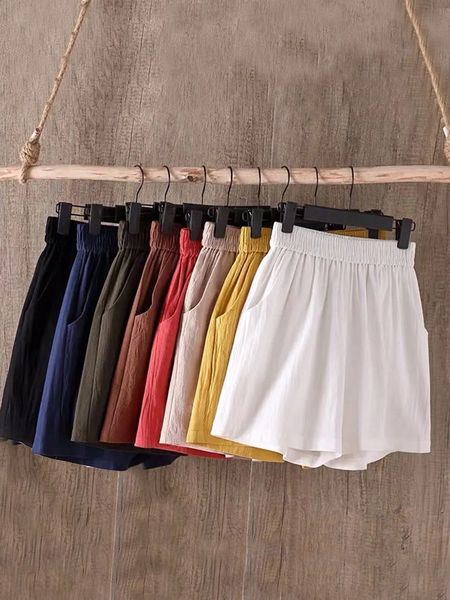 women's shorts jmprs cotton linen women shorts summer loose elastic waist thin shorts white fashion pockets joggers female wide leg sho, White;black
women's shorts jmprs cotton linen women shorts summer loose elastic waist thin shorts white fashion pockets joggers female wide leg sho, White;black