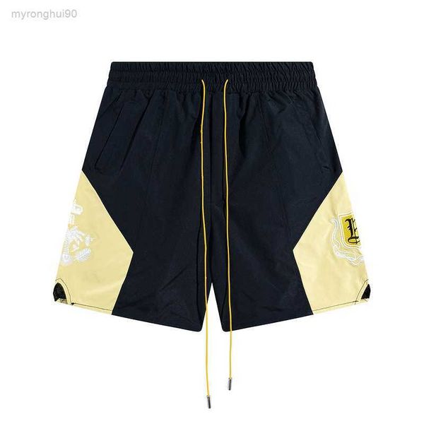 rhude shorts chaopai panel contrast embroidery double layer mesh and women's capris beach medium pants peqp, White;black
rhude shorts chaopai panel contrast embroidery double layer mesh and women's capris beach medium pants peqp, White;black