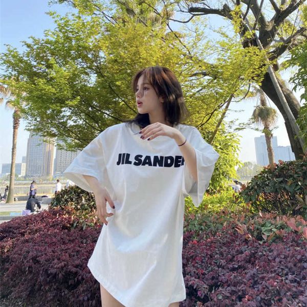 jier sanders summer white t-shirt should be chosen same letter print oversize loose couple short sleeve t-shirt, White;black
jier sanders summer white t-shirt should be chosen same letter print oversize loose couple short sleeve t-shirt, White;black