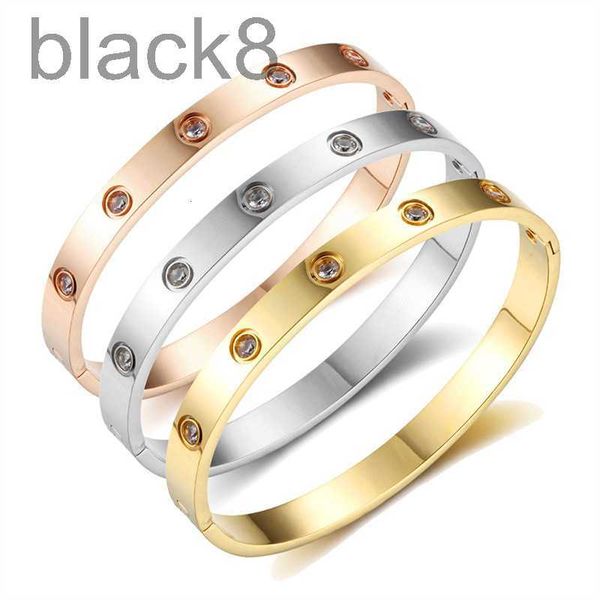 bangle designer fashion couple ten diamond bracelet star full jewelry stainless steel 3gmf, Black
bangle designer fashion couple ten diamond bracelet star full jewelry stainless steel 3gmf, Black