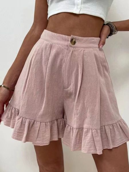 women's shorts cotton and linen shorts casual wide-leg loose shorts summer solid color women's high waist sports shorts rainbow 23, White;black
women's shorts cotton and linen shorts casual wide-leg loose shorts summer solid color women's high waist sports shorts rainbow 23, White;black