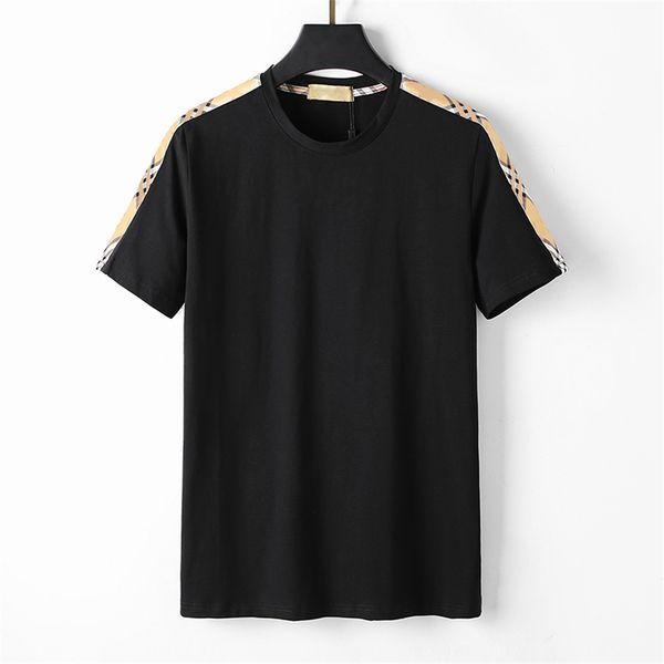 designer men's tee shirts black beige plaid stripe brand classic letters 100% cotton breathable wrinkle resistant men's and women&, White;black
designer men's tee shirts black beige plaid stripe brand classic letters 100% cotton breathable wrinkle resistant men's and women&, White;black