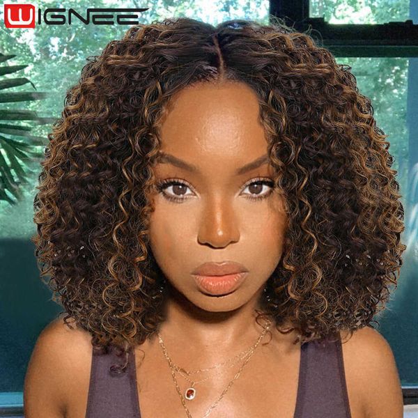 synthetic wigs wignee afro kinky curly wig lace s synthetic hair s for women short natural bob heat resistant 230227, Black
synthetic wigs wignee afro kinky curly wig lace s synthetic hair s for women short natural bob heat resistant 230227, Black
