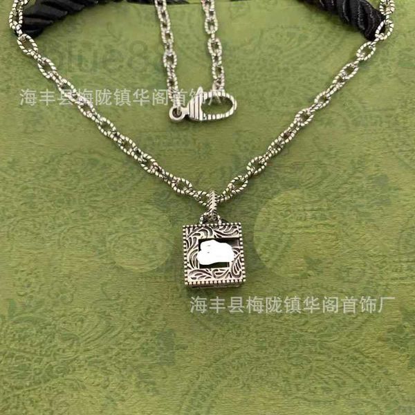 strands, strings designer ancient vine pattern hollow out three-dimensional g necklace men's s925 full body sterling silver as old thai, Black
strands, strings designer ancient vine pattern hollow out three-dimensional g necklace men's s925 full body sterling silver as old thai, Black