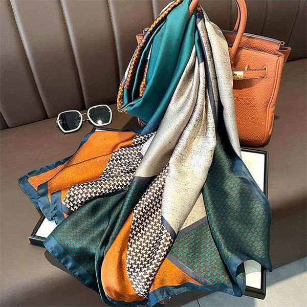 scarves silk shawls women luxury brand design foulard female scarf stoles hijab womens headscarf bag scarves echarpe wraps 230328, Blue;gray
scarves silk shawls women luxury brand design foulard female scarf stoles hijab womens headscarf bag scarves echarpe wraps 230328, Blue;gray