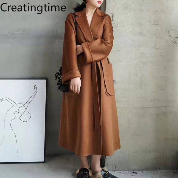 women's trench coats creatingtime water ripple robe style dua sisi kasmir mantel wanita berlekuk perban amerika musim gugur baru ga809, Tan;black
women's trench coats creatingtime water ripple robe style dua sisi kasmir mantel wanita berlekuk perban amerika musim gugur baru ga809, Tan;black
