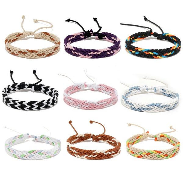 summer handmade colorful wax rope braided bracelet women men european simple weaved bracelet for men pulseras mujer, Golden;silver
summer handmade colorful wax rope braided bracelet women men european simple weaved bracelet for men pulseras mujer, Golden;silver