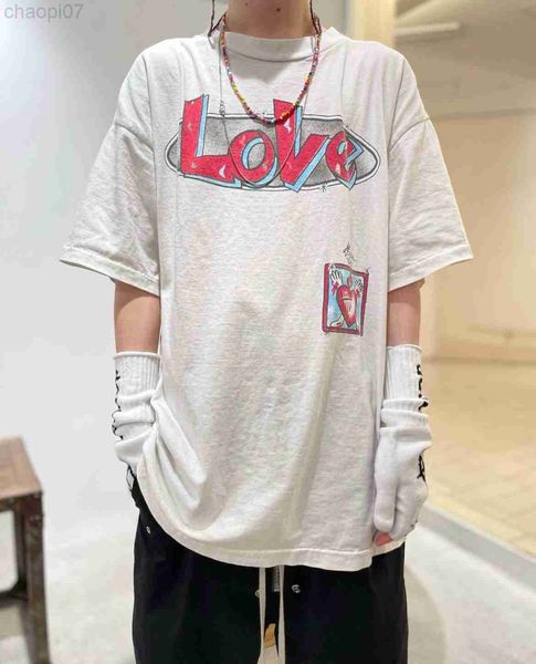 designer fashion t shirt saint michael love tee made old washed vintage lover cupid short sleeve t-shirt for men and women, White;black
designer fashion t shirt saint michael love tee made old washed vintage lover cupid short sleeve t-shirt for men and women, White;black