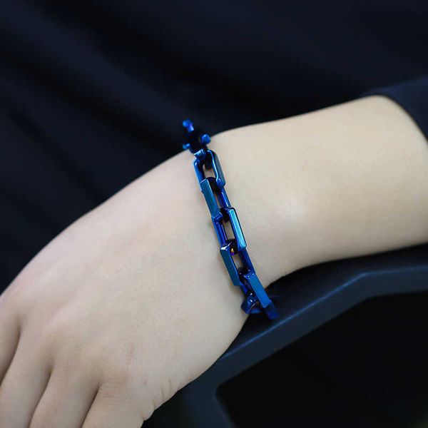 2023 designer new lvjia bamboo link chain electroplated men's and women's hip hop titanium steel cuban bracelet necklace, Black
2023 designer new lvjia bamboo link chain electroplated men's and women's hip hop titanium steel cuban bracelet necklace, Black