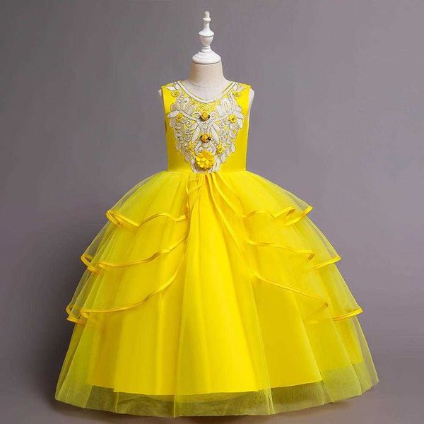 girl's dresses flower girl dress christmas kids princess girls lace bridesmaid party wedding children clothing 8 12 14 years p230327, Red;yellow
girl's dresses flower girl dress christmas kids princess girls lace bridesmaid party wedding children clothing 8 12 14 years p230327, Red;yellow