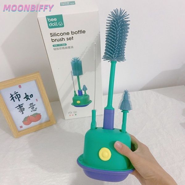 other baby feeding bottle cleaner brushes silicone brosse bebe set 3pcs 360 degree rotation nipple cup cleaning brush limpia biberones 23032
other baby feeding bottle cleaner brushes silicone brosse bebe set 3pcs 360 degree rotation nipple cup cleaning brush limpia biberones 23032