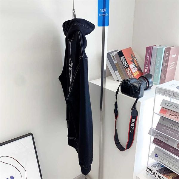 2022 spring and autumn new luojia letter embroidered open thread stitched hooded sweater for men women ol style, Black
2022 spring and autumn new luojia letter embroidered open thread stitched hooded sweater for men women ol style, Black