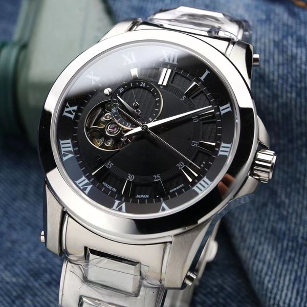 men's fully automatic mechanical watch original movement sapphire mirror 30 meters waterproof exquisite luxury brand watches, Slivery;brown
men's fully automatic mechanical watch original movement sapphire mirror 30 meters waterproof exquisite luxury brand watches, Slivery;brown