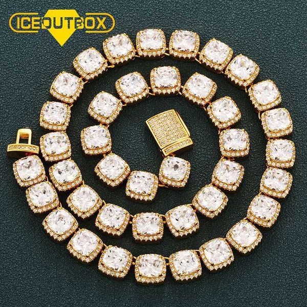 hip-hop brass 11mm wide square zircon women men's bling gold chain necklace, Silver
hip-hop brass 11mm wide square zircon women men's bling gold chain necklace, Silver