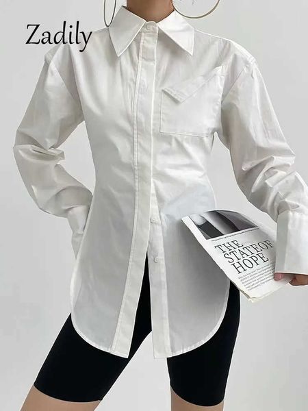 women's blouses shirts zadily 2023 spring new in streetwear long sleeve white shirt women minimalist pocket button up ladies tunic blou
women's blouses shirts zadily 2023 spring new in streetwear long sleeve white shirt women minimalist pocket button up ladies tunic blou
