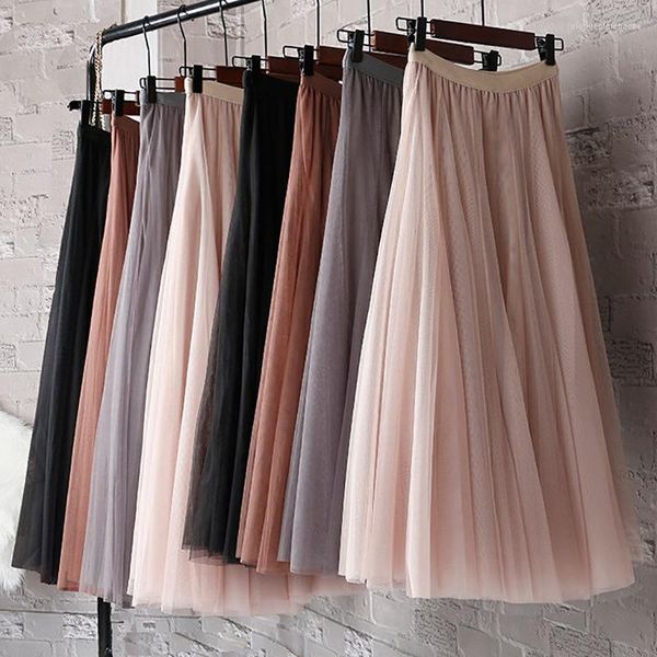 fancy woman skirts korean style slim fit women clothing lacy solid color high waist mesh pleated a-line skirt, Black
fancy woman skirts korean style slim fit women clothing lacy solid color high waist mesh pleated a-line skirt, Black
