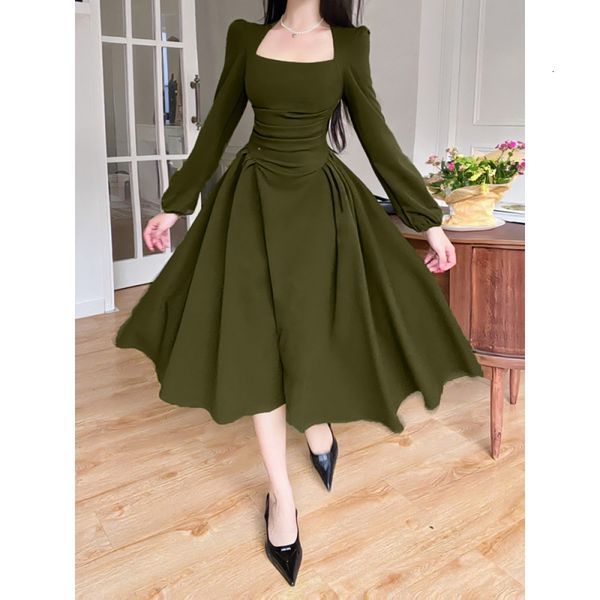 casual dresses elegant party dresses for women women's spring puff sleeve prom casual long dress korean fashion women evening dress 230, Black;gray
casual dresses elegant party dresses for women women's spring puff sleeve prom casual long dress korean fashion women evening dress 230, Black;gray