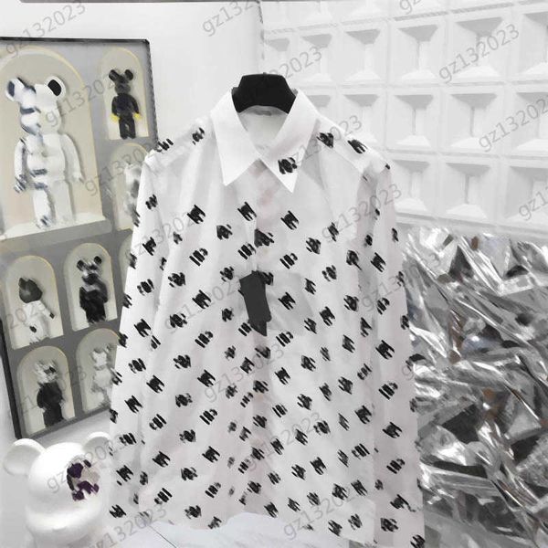 fashion blouses color contrast letters print lapel long sleeve shirts cotton fabric button open slim joker blouses shirts for women casual, White
fashion blouses color contrast letters print lapel long sleeve shirts cotton fabric button open slim joker blouses shirts for women casual, White