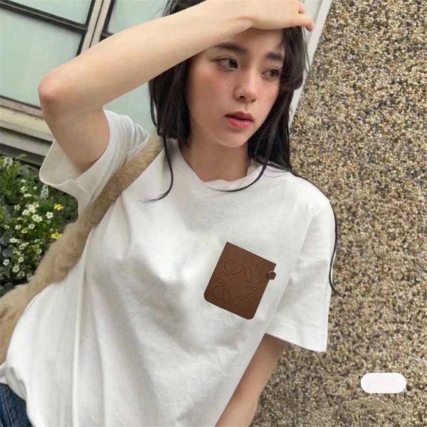 luojia 2023 spring and summer new couple classic lark leather round neck short sleeve t-shirt men's women's top, Black
luojia 2023 spring and summer new couple classic lark leather round neck short sleeve t-shirt men's women's top, Black
