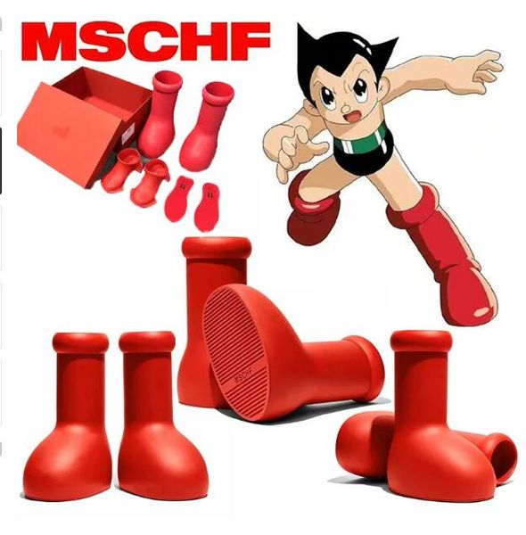 with box designer men women mschf rain boots big red boot eve rubber astro boy reps over the knee booties cartoon shoes thick bottom platfor, Black
with box designer men women mschf rain boots big red boot eve rubber astro boy reps over the knee booties cartoon shoes thick bottom platfor, Black