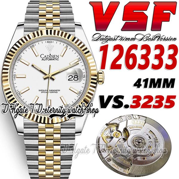 2023 sbf126333 3235 vsa3235 automatic mens watch 41mm fluted bezel white dial stick yellow gold silver two tone ss 904l steel bracelet super, Slivery;brown
2023 sbf126333 3235 vsa3235 automatic mens watch 41mm fluted bezel white dial stick yellow gold silver two tone ss 904l steel bracelet super, Slivery;brown