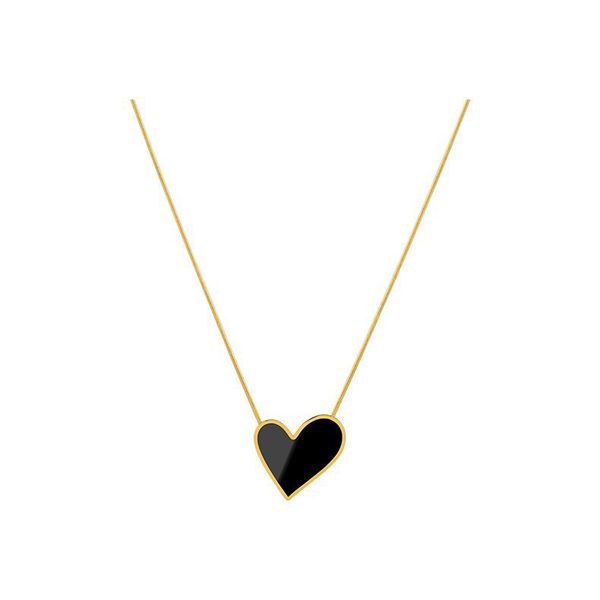 fashion classic lucky heart necklace pendant stainless steel 18k gold plated ladies and girls valentine's day mother's day engagem, Silver
fashion classic lucky heart necklace pendant stainless steel 18k gold plated ladies and girls valentine's day mother's day engagem, Silver