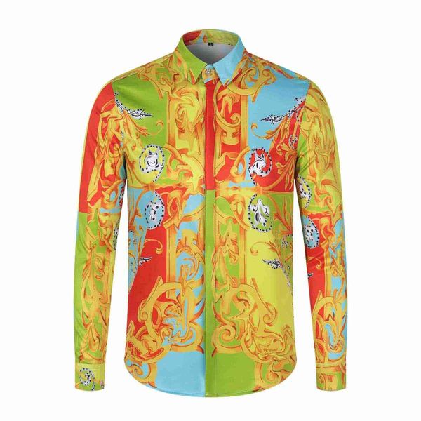 2023 fashion designer slim shirt for men 3d medusa black gold floral print men dress long sleeve business casual shirts s-3xl, White;black
2023 fashion designer slim shirt for men 3d medusa black gold floral print men dress long sleeve business casual shirts s-3xl, White;black