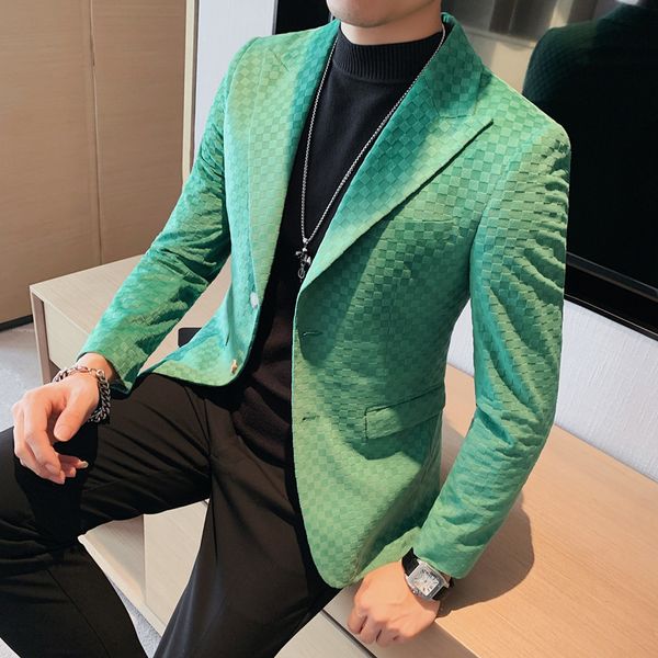 men's suits blazers man slim fit plaid office blazer men fashion suit jackets wedding dress suit coats casual business suit mans jacket, White;black
men's suits blazers man slim fit plaid office blazer men fashion suit jackets wedding dress suit coats casual business suit mans jacket, White;black