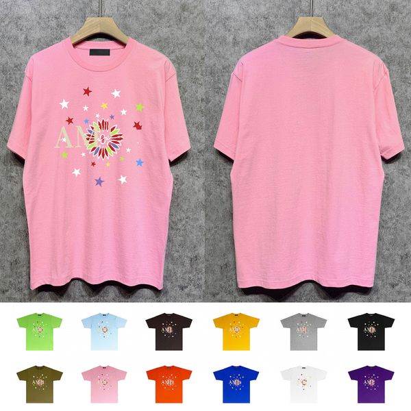 2023 men's t-shirt designer casual mens t-shirts shirt colored pentagram letters printed hawaii fashion luxury short sleeve men hip-hop, White;black
2023 men's t-shirt designer casual mens t-shirts shirt colored pentagram letters printed hawaii fashion luxury short sleeve men hip-hop, White;black