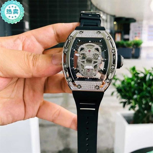 watche designer watches richa milles business leisure mens fully automatic mechanical watch hollow out skull head with diamond full sky star, Slivery;black
watche designer watches richa milles business leisure mens fully automatic mechanical watch hollow out skull head with diamond full sky star, Slivery;black