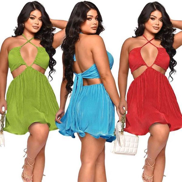 summer fashion casual women dresses halter off shoulder pleated ruffle dress party dresses for ladies, Black;gray
summer fashion casual women dresses halter off shoulder pleated ruffle dress party dresses for ladies, Black;gray