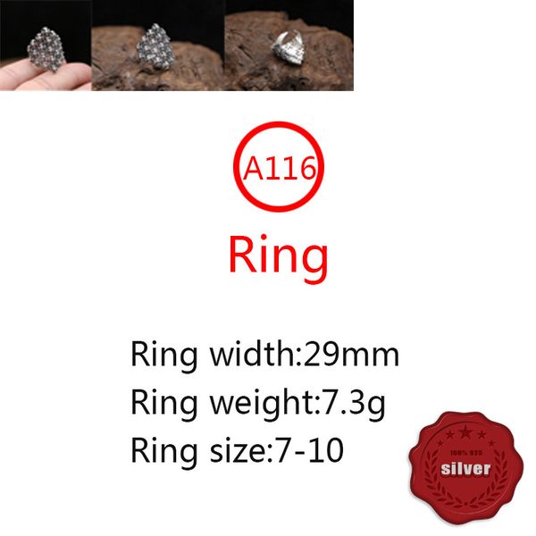 a116 s925 sterling silver ring personalized fashion punk hip hop style cross flower open letter shaped jewelry lover gift
a116 s925 sterling silver ring personalized fashion punk hip hop style cross flower open letter shaped jewelry lover gift