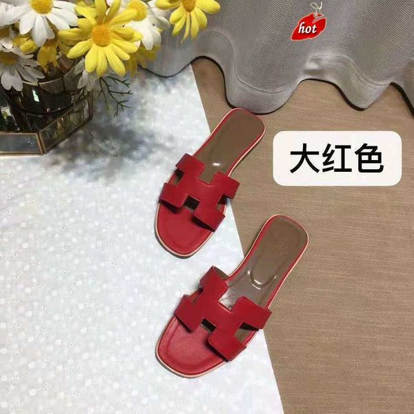 women oran slipper designer flat sandals leather beach shoes flat large real 2023 heel casual versatile mesh red classic cowhide cut-out h1
women oran slipper designer flat sandals leather beach shoes flat large real 2023 heel casual versatile mesh red classic cowhide cut-out h1