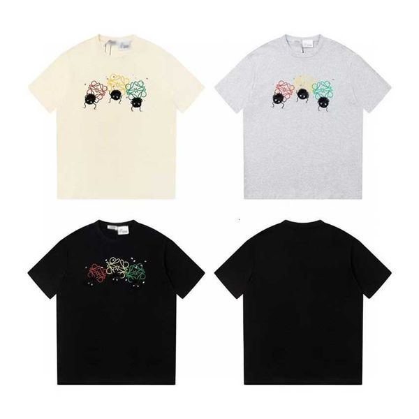 2023 summer new luojia short sleeve men's and women's pursuit small coal ball embroidery loose t-shirt net red couple, Black
2023 summer new luojia short sleeve men's and women's pursuit small coal ball embroidery loose t-shirt net red couple, Black