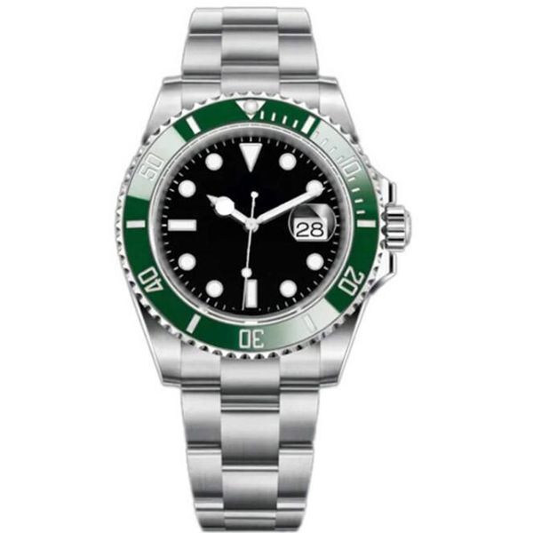 automatic mechanical green ceramic ring watch 40mm wristwatches black dial stainless steel strap montre de luxe sapphire glass rotating beze, Slivery;brown
automatic mechanical green ceramic ring watch 40mm wristwatches black dial stainless steel strap montre de luxe sapphire glass rotating beze, Slivery;brown